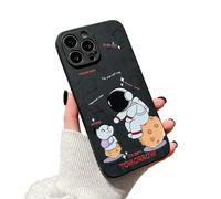 Tybiky Funda compatible con iPhone 11 Pro Max, diseño de astronauta creativa, ultrafina, silicona, TPU, funda protectora para teléfono móvil, resistente a los arañazos, color azul, funda protectora