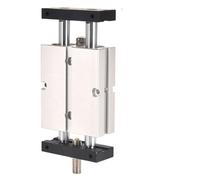 TYBOPHQJ Cilindro neumático de Doble Eje y Doble vástago TNJ de Carrera Ajustable, diámetro Interior TN10/16/20/25/32 mm, Carrera 20/30/40/50/75/100 mm, 1 Unidad(Stroke 100-50mm,Bore 10mm)