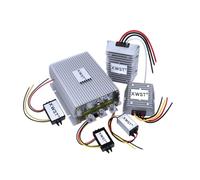 TYBOPHQJ Convertidor de CC/CC 12 V/24 V a 5, regulador Voltaje 1-60 A, inversor Potencia, módulo Reductor for Coche, Carrito Golf(3a Aluminum S)