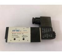 TYBOPHQJ Electroválvula eléctrica de 5 vías y 2 Posiciones 4V210-08, 24 V CC, 12 V CC, 110 V CA, 220 V CA, Puerto de 1/4"(Transparent,AC380V)