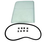 TYC 20-12740-LA-1 Cristal de faro izquierda Cristal faro principal Tulipa de faro