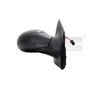 TYC 305-0086 Espejo retrovisor convexo calefactable para ajuste elect. espejo izquierda Compatible con CITROËN C2 Hatchback JM