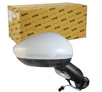 TYC 305-0169 Espejo retrovisor para ajuste elect. espejo convexo con sensor de temperatura derecha Compatible con CITROËN C3 II SC, DS DS 3