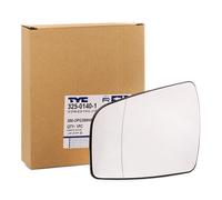 Cristal del espejo lateral izquierda asférico 325-0140-1 TYC para OPEL
