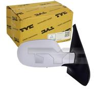 TYC 328-0019 Espejo retrovisor convexo calefactable con sensor de temperatura para ajuste elect. espejo derecha Compatible con RENAULT Clio II Hatchback BB, CB Thalia I LB Clio II Furgoneta SB0/1/2