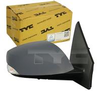 TYC 328-0144 Espejo retrovisor para ajuste elect. espejo abatible eléctricamente con sensor de temperatura tintado en azul calefactable asférico izquierda Compatible con RENAULT Laguna 3 BT0/1