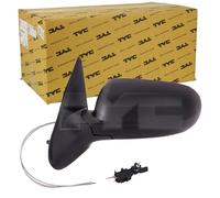 TYC 331-0010 Espejo retrovisor Ajuste por cable asférico Caja grande de espejo izquierda Compatible con SEAT Ibiza II 6K1, VW Polo III Classic 6V2 Polo Variant 6V5