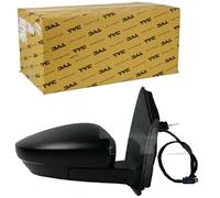 TYC 337-0181 Espejo retrovisor convexo Ajuste por cable derecha Compatible con VW Polo V Hatchback 6R1, 6C1