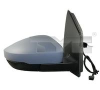 TYC 337-0188 Espejo retrovisor asférico para ajuste elect. espejo calefactable izquierda Compatible con VW Polo V Hatchback 6R1, 6C1