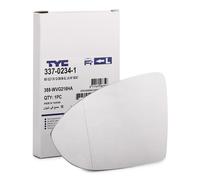 TYC 337-0234-1 Cristal de espejo retrovisor exterior para VW Touran (5T1)