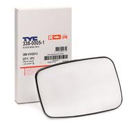 TYC 338-0005-1 Cristal de espejo, retrovisor exterior