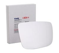 TYC 338-0057-1 Cristal de espejo retrovisor exterior asférico calefactable derecha