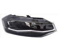 TYC Faro Con Motor LWR LED Derecho Para VW Polo AW1 BZ1 Bj.2017/06-2020/12