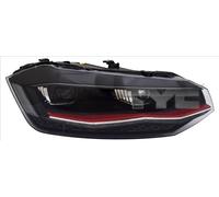 TYC Faro Con Motor LWR LED Izquierdo Para VW Polo AW1 BZ1 Bj.2017/06-2020/12