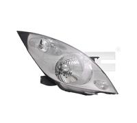 TYC Faro Luz Principal Faro Izquierdo para Chevrolet Chispa M300 1.0 1.2