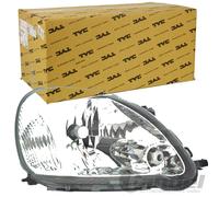 TYC H4 Faro Luz Principal Con Lwr Derecho para Toyota Yaris P1 Desde Año 03.2003