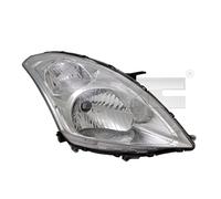 Faro derecha H4 20-12429-15-2 TYC para SUZUKI SWIFT IV