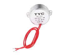 TYC30 Motor Sincrónico AC 12V 4W 5? 6 RPM CCW/CW con Cable Motortyc30 Síncrono MotorMotor Sincrónico Acreversible de 12 V con Synchonous su Revolución su Revolución