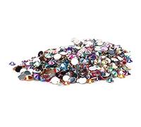TYCIONG 1000 Uds. Hermosos Accesorios de Joyería de Diamantes de Imitación DIY para Manualidades, Pegamento Fijo, Decorar Ropa Zapatos para Decoración Artesanal (Mezcla de colores AB)