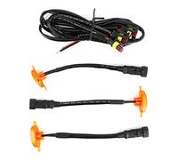 TYCIONG 3 Luces de Rejilla Tipo ámbar con Arnés de Cableado Apto para // 2014-2017