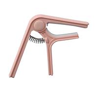 TYCIONG Abrazadera de Capo para Guitarra, Construcción Fuerte para una Afinación Precisa, Adecuada para Guitarra Eléctrica Acústica, Ukelele, Material ABS (Rosa)