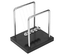 TYCIONG Bola de equilibrio de metal para ejercicios físicos, decoración de mesa para aliviar el estrés, juguete de madera de abedul de hierro duradero para