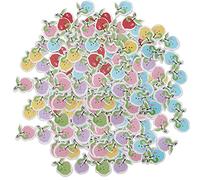 TYCIONG Botones de Madera Precisos, Lindas Hebillas Mixtas de 2 Orificios para Bricolaje, para Ropa Decorativa Hecha a Mano, 200 Piezas para Adultos y Niños