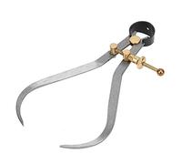 TYCIONG Calibrador de Resorte Exterior Indicador de Marcado de Acero Al Carbono Duradero para Procesos Mecánicos y Elaboración de Cuero 140 Mm/5,5 Pulgadas (150mm)