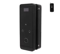 TYCIONG Cerradura de Puerta de Vidrio sin Llave Cerrojo Inteligente para, Control Remoto de Tarjeta IC con Contraseña de Huella Digital, Aplicable para Puerta de Vidrio, Aleación de Aluminio y Zinc