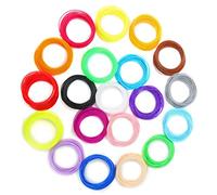 TYCIONG Colección PLA de Filamento para Bolígrafo 3D, Creatividad Suave para Niños, 20 Rollos, Recambios de 10,9 Yardas de Longitud