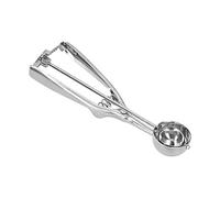 TYCIONG Cuchara para Helado de Acero Inoxidable, Herramienta de Cocina Multiusos con Gatillo Fácil de Usar para Helado, Melón, Sorbete, Frutas y Galletas (S)