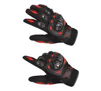 TYCIONG Deportivos de Nailon para Motocicleta con Dedos Completos, Cómodos y Transpirables para Ciclismo Al Aire, Protección de Articulaciones para Montar en Motocicleta (SG)