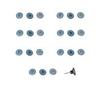 TYCIONG Disco de Aleta de 30 Piezas de 2 Pulgadas y 5 Cm, Disco de Lijado de Alúmina de Circonio para Metal, Madera y Plástico, con Soporte y Diseño en Espiral de Torsión