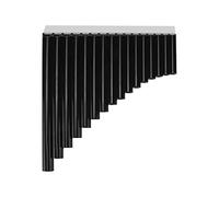 TYCIONG Flauta de Pan con Llave C de con Bolsa de Transporte Protectora para Niños Adultos Principiantes Personal Docente ABS 25,6 X 25,5 X 3 Cm (Negra)