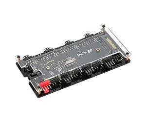 TYCIONG Hub de Ventilador de Caja de Control Remoto Inalámbrico con PWM+ARGB, Sincronización de Placa Base, Adecuado para Control de Enfriador de Luz LED de PC, ABS + PCB