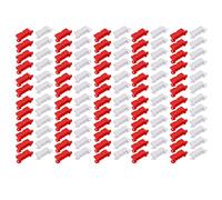 TYCIONG Juego de 120 barreras de carretera para coche teledirigido, material resistente, fácil instalación y desmontaje, adecuado para pistas de carreras a la deriva