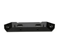 TYCIONG Juego de Parachoques Delantero Plateado de para Coche RC, Aspecto Fresco y Texturizado, Compatible con RGT 1/10 Truck (Negro R86025BL)