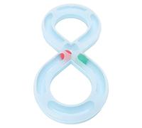 TYCIONG Juguete Interactivo con Pista para Gatos con Pista Rodante sin Fin para Entretenimiento de Mascotas, Hecho de Material PP de Primera Calidad, 2 Bolas Coloridas Incluidas, 19,7 X 9,4 X 2,