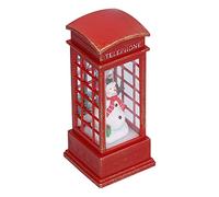 TYCIONG Luz Cálida Decorativa de la Noche de la Linterna del Globo de la Nieve de la Navidad para el PVC Material del Sitio del bebé (Muñeco de Nieve)