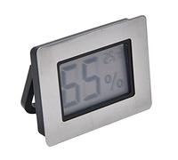 TYCIONG Medidor digital de temperatura y humedad para cajas de puros, gabinetes de vino, ABS + acero inoxidable