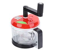 TYCIONG Molinillo de Alimentos Manual, Triturador de Verduras Multifunción con 3 Cuchillas de Acero Inoxidable, para Carne, Ajo, Patatas, Cebollas y Otras (Mediano: Aprox. 17,6x16