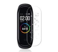 TYCIONG Película Protectora de Pantalla Mi Band 5 Cobertura Completa Ligera Transpirable Antihuellas para MIUI TPU 3 Películas Hidráulicas (Blanco #49)