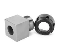 TYCIONG Portabrocas de Bloque de Pinza ER32 de Alta Resistencia para Grabado en Torno, Soporte Vertical Duradero para Máquinas CNC (#2)