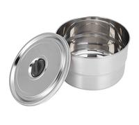 TYCIONG Portátil de Acero Inoxidable 304, Contenedor de Almacenamiento de Alimentos con Anillo de Sellado de Silicona y Válvula de Escape, para Escuela, (Caja para Verduras Totalmente de Acero 304: