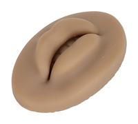 TYCIONG Practica Labios de Silicona Cerca de la Piel Humana Adecuados para Mostrar Técnicas de Bordado (Marrón)