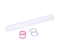 TYCIONG Rodillo de Amasar de 23 Cm, Herramienta para Hornear Antiadherente para Galletas, Galletas, Fondant, Masa para Pasteles, con Ergonómico, Plástico PP de Calidad Alimentaria,