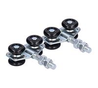 TYCIONG Rueda Colgante para Puerta Corredera, Rodillo de Polea de Suspensión Duradero para Puertas Correderas Americanas, Hierro de Alta Dureza, 2 Piezas