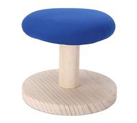 TYCIONG Tabla de Planchar Ecológica con Borde Elástico, Tablero de Madera de Pino Antideslizante Estable para Salas de Manualidades de Costura (Taburete Redondo para Planchar)
