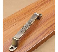 TYCIONG Tirador de Cajón de Aleación de Zinc de Estilo Europeo Vintage para Armarios, Bronce Verde, Paso de 120 Mm, Elegante y Duradero para Decoración del Hogar (Distancia del agujero 150 mm Qinggu)
