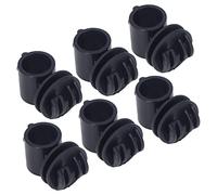 TYCIONG Tornillo Aislador de Cerca Eléctrica 50 Piezas Tornillos Aislantes ABS para de Rejilla de Pulso con Apertura de 2,1 Cm Ligero Resistente a Impactos para Varilla Tipo I de (Negro)